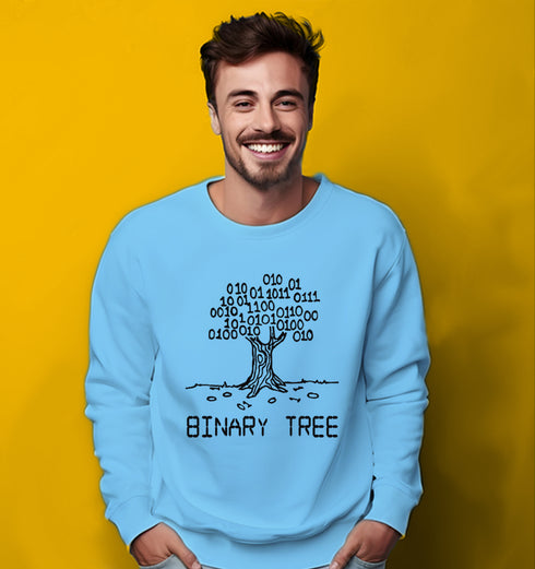 Aaramkhor Binary Tree Coder Programmer, Developer, Computer Science winter 23 Unisex Sweatshirts